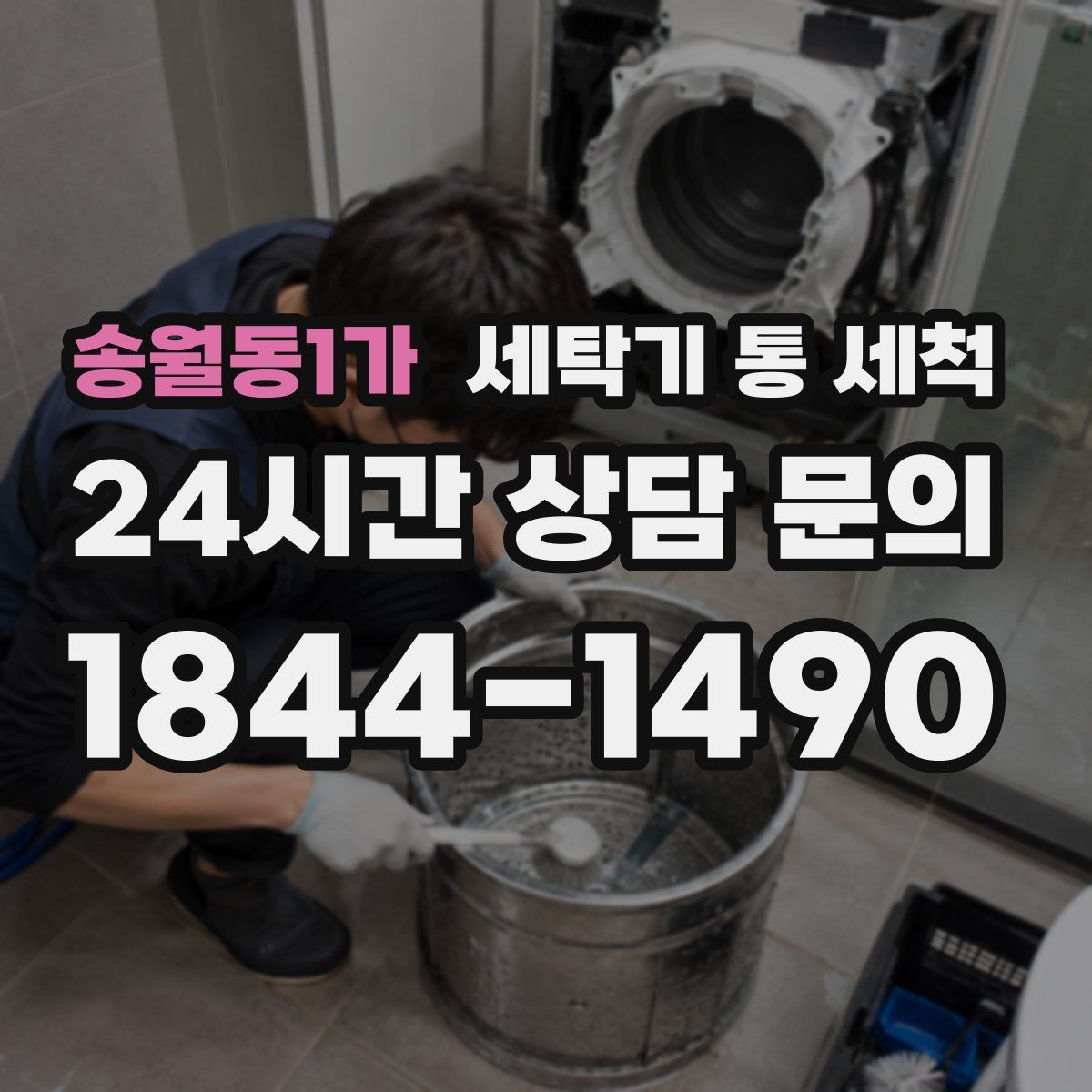 송월동1가 세탁기 통 세척