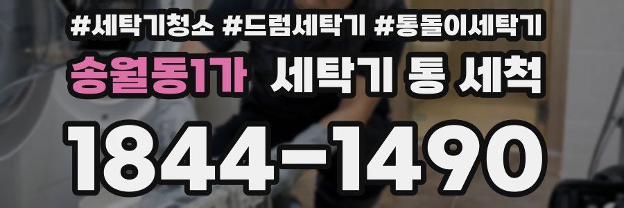 송월동1가 세탁기 통 세척