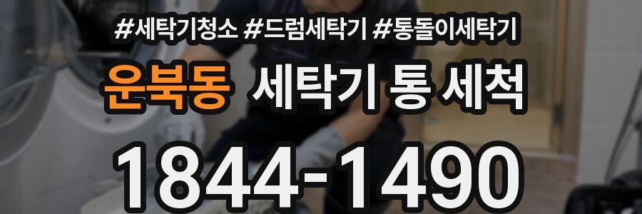 운북동 세탁기 통 세척