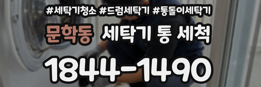 문학동 세탁기 통 세척