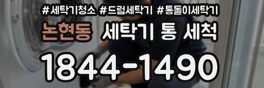 논현동 세탁기 통 세척