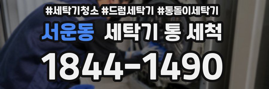 서운동 세탁기 통 세척