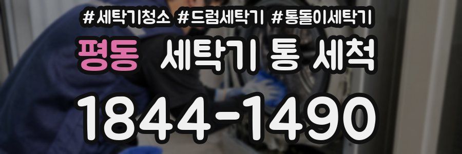 평동 세탁기 통 세척