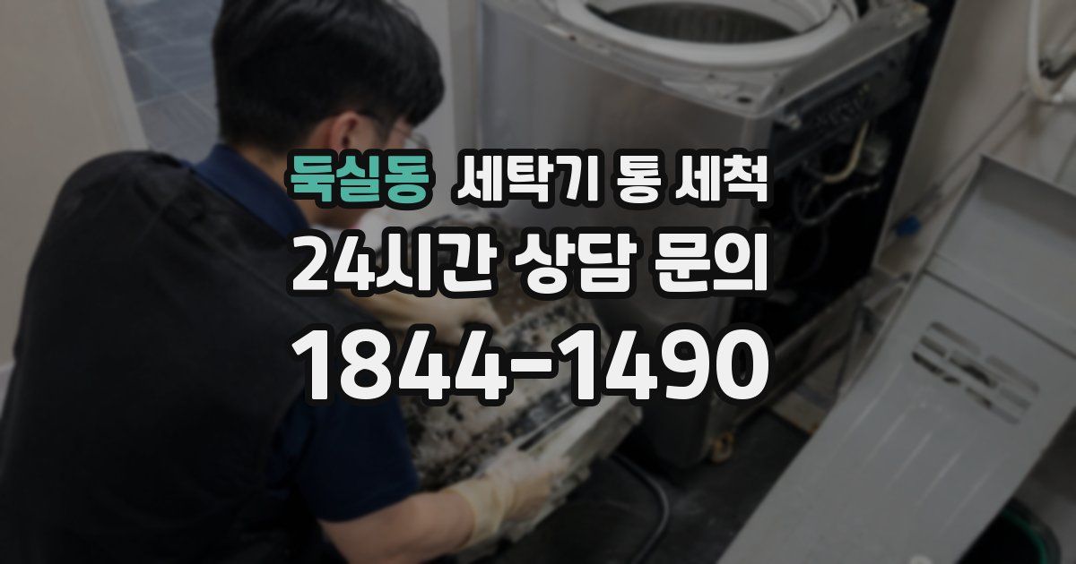 둑실동 세탁기 통 세척