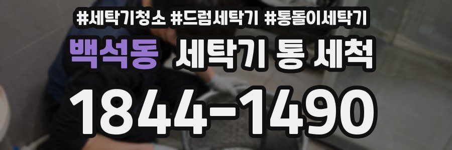 백석동 세탁기 통 세척