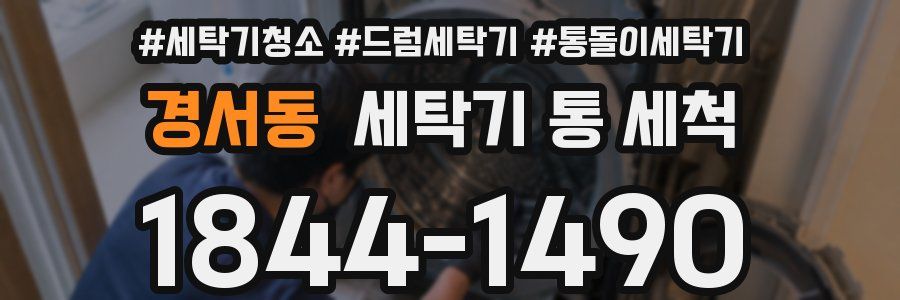 경서동 세탁기 통 세척