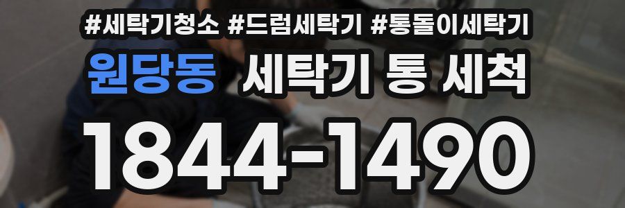 원당동 세탁기 통 세척