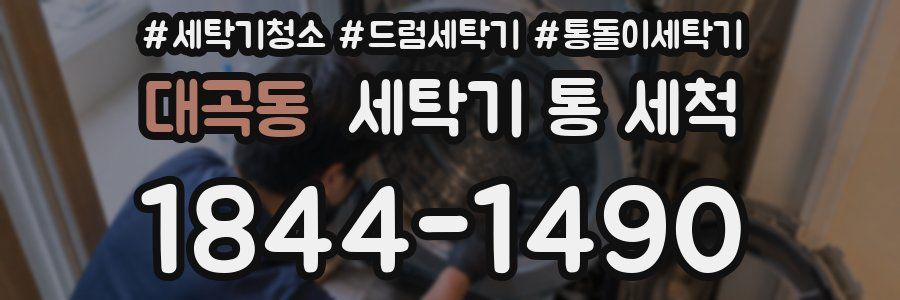 대곡동 세탁기 통 세척