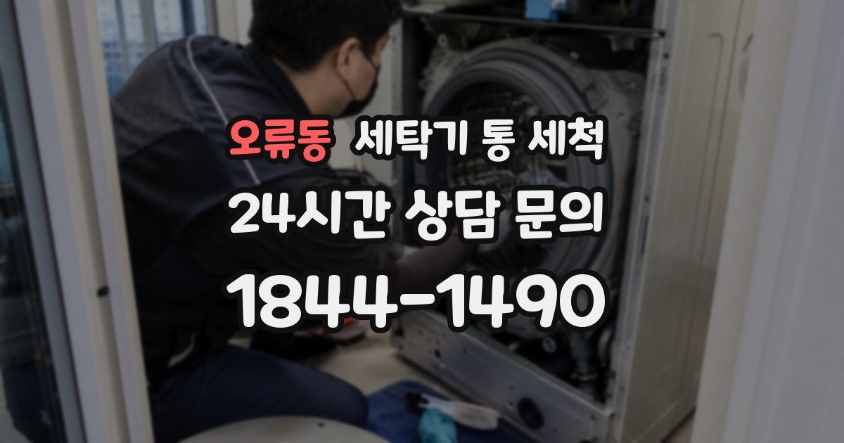 오류동 세탁기 통 세척