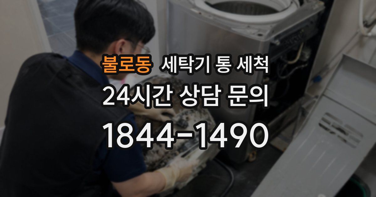 불로동 세탁기 통 세척