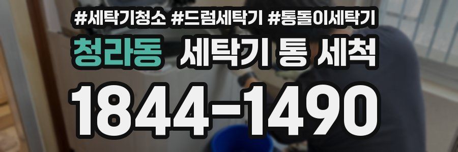 청라동 세탁기 통 세척