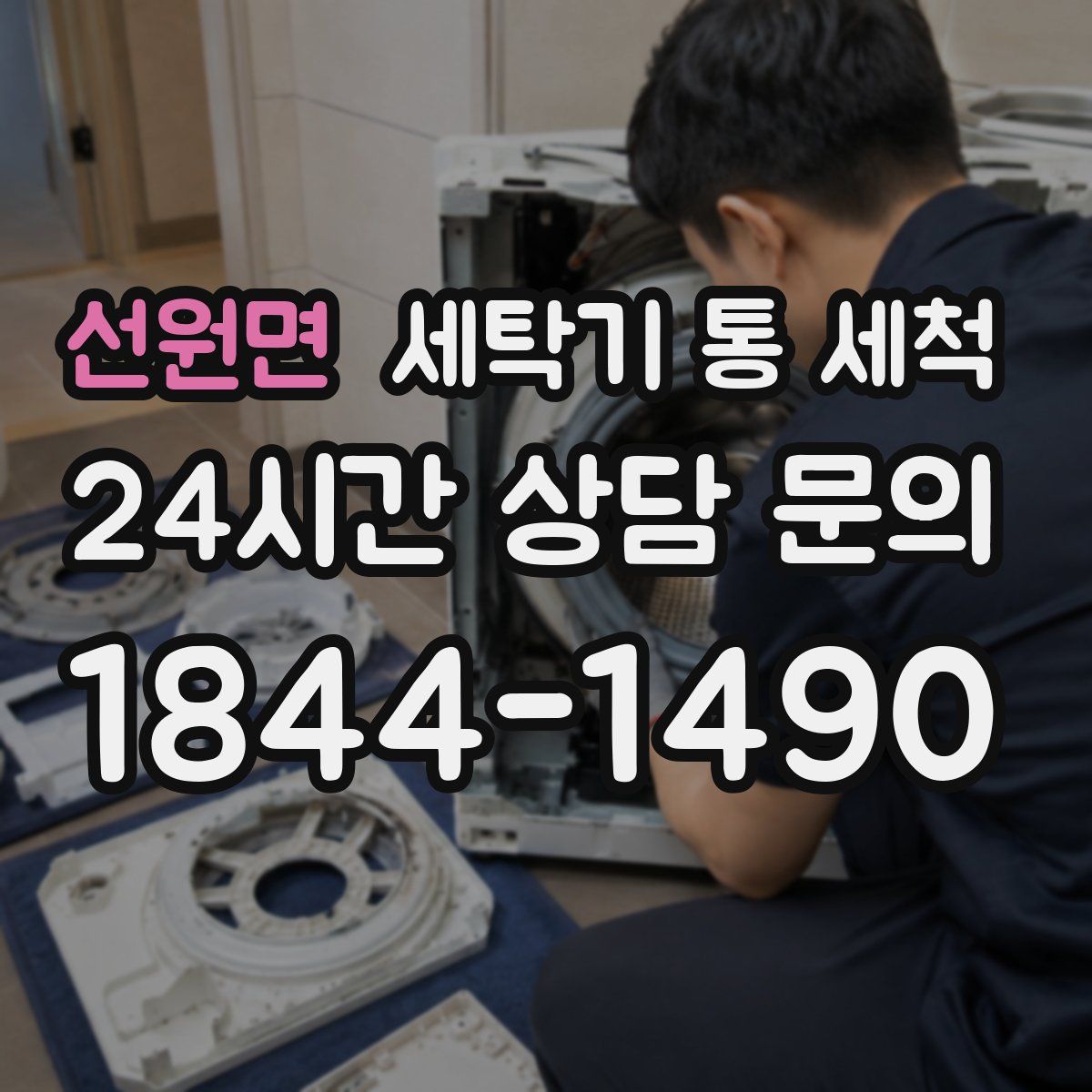 선원면 세탁기 통 세척