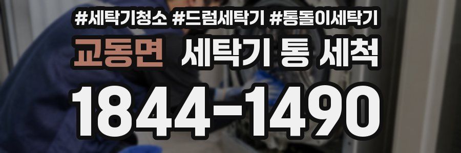 교동면 세탁기 통 세척
