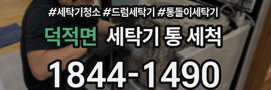 덕적면 세탁기 통 세척