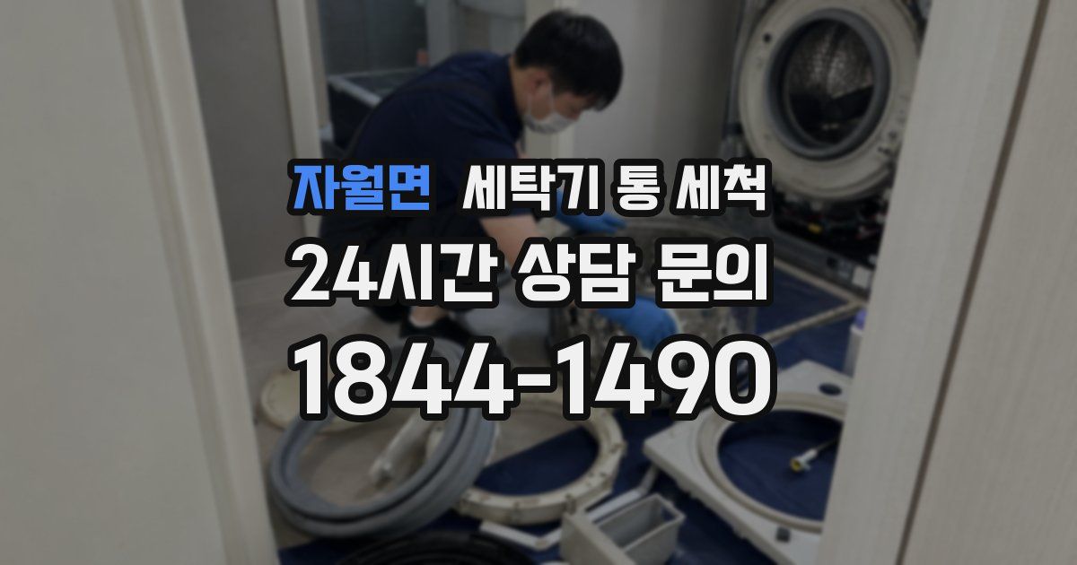 자월면 세탁기 통 세척