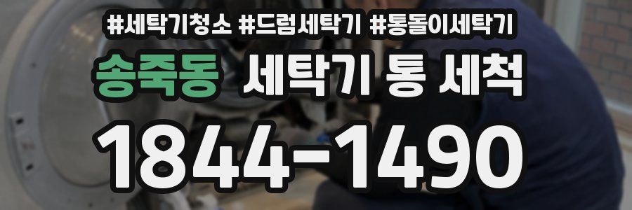 송죽동 세탁기 통 세척