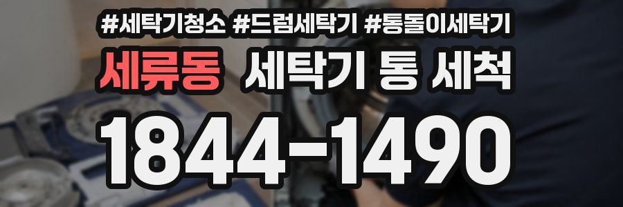 세류동 세탁기 통 세척