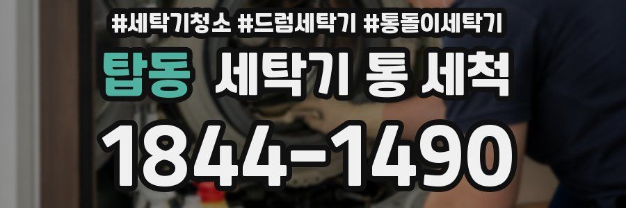 탑동 세탁기 통 세척
