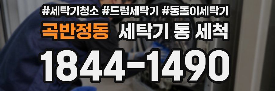 곡반정동 세탁기 통 세척