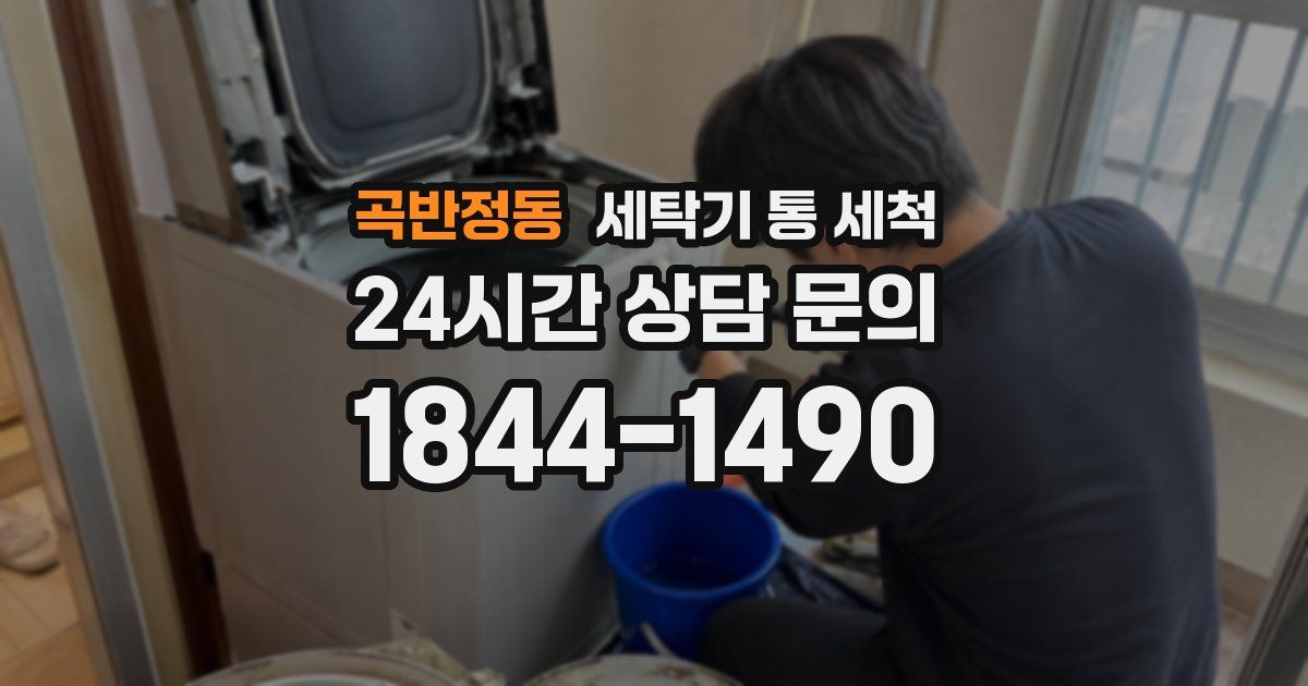 곡반정동 세탁기 통 세척