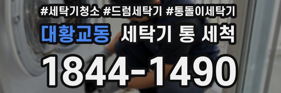 대황교동 세탁기 통 세척