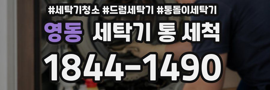 영동 세탁기 통 세척