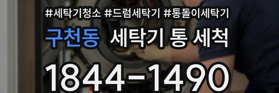 구천동 세탁기 통 세척