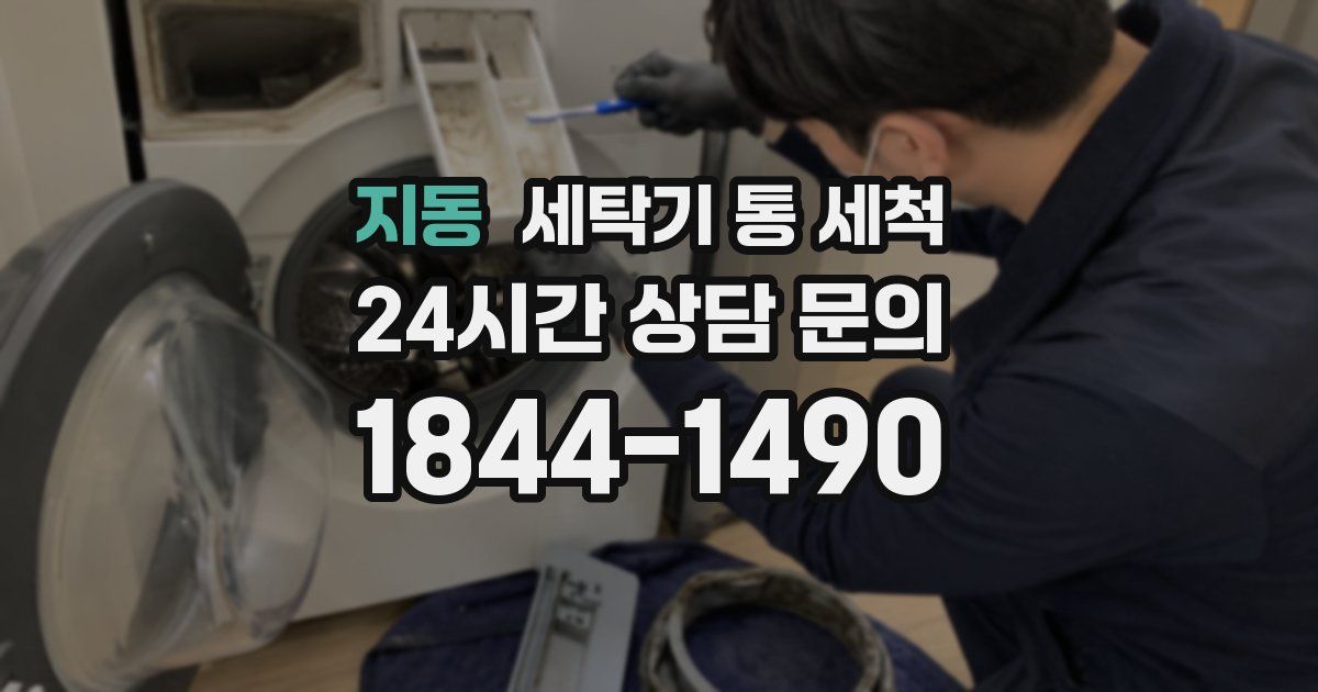 지동 세탁기 통 세척
