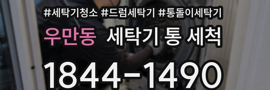 우만동 세탁기 통 세척
