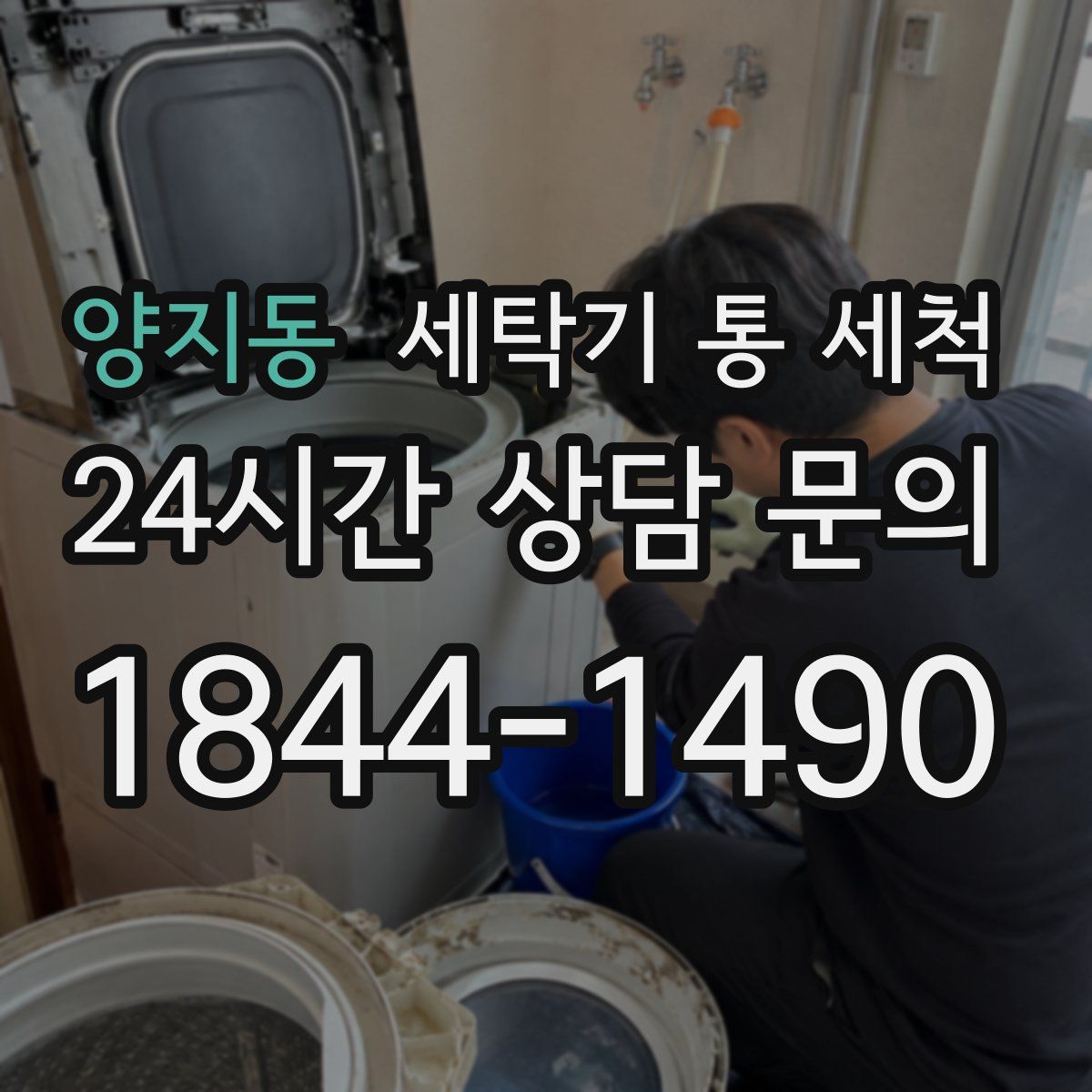양지동 세탁기 통 세척