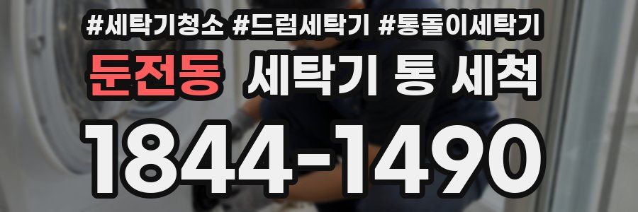 둔전동 세탁기 통 세척