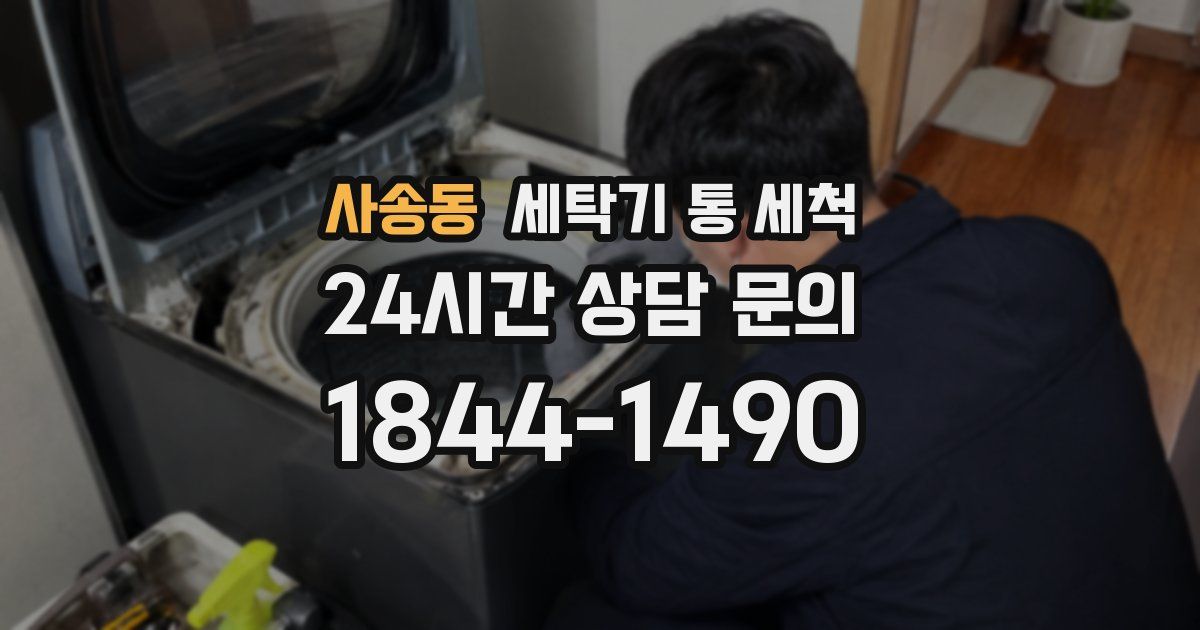 사송동 세탁기 통 세척