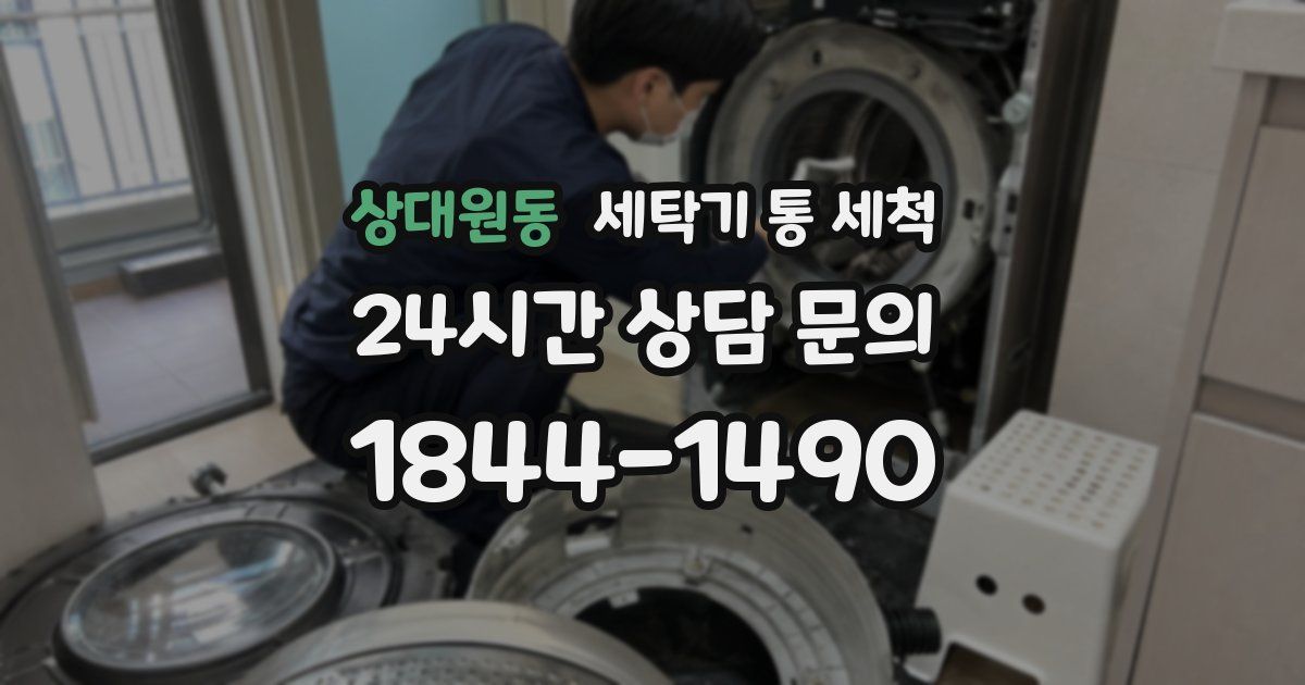 상대원동 세탁기 통 세척