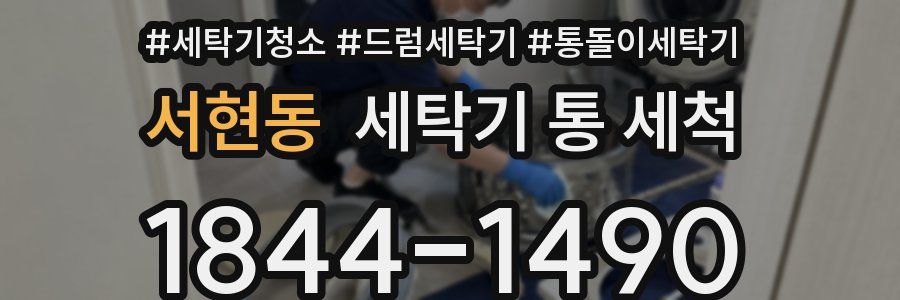 서현동 세탁기 통 세척