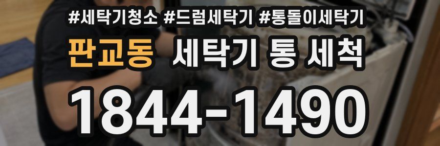 판교동 세탁기 통 세척