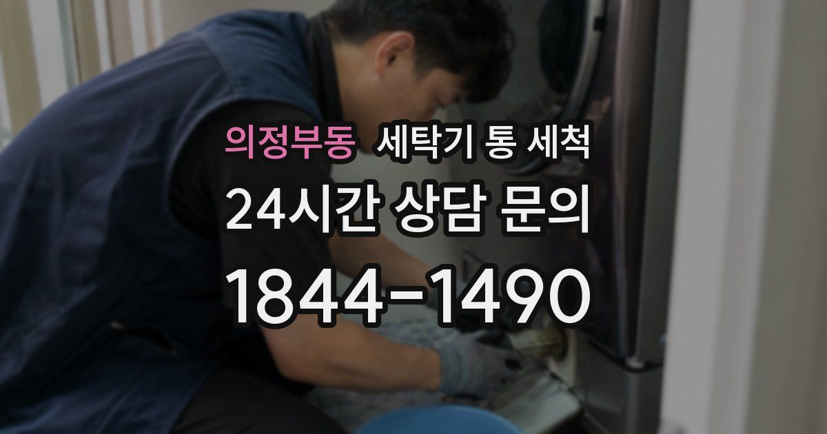 의정부동 세탁기 통 세척