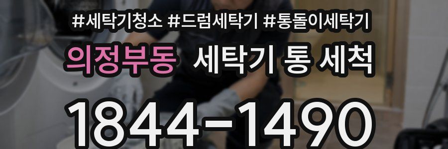 의정부동 세탁기 통 세척
