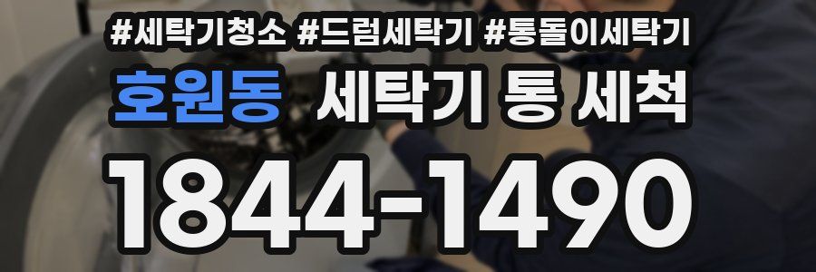 호원동 세탁기 통 세척