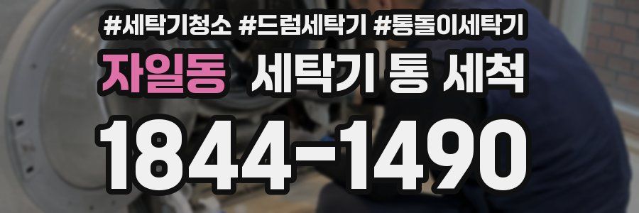 자일동 세탁기 통 세척