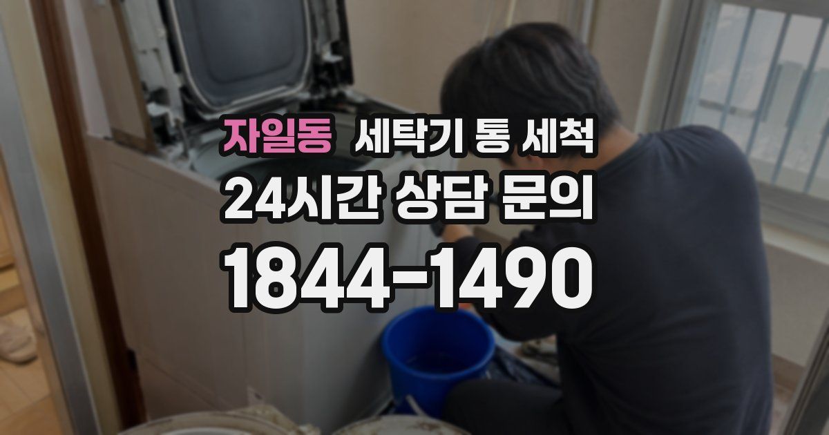 자일동 세탁기 통 세척
