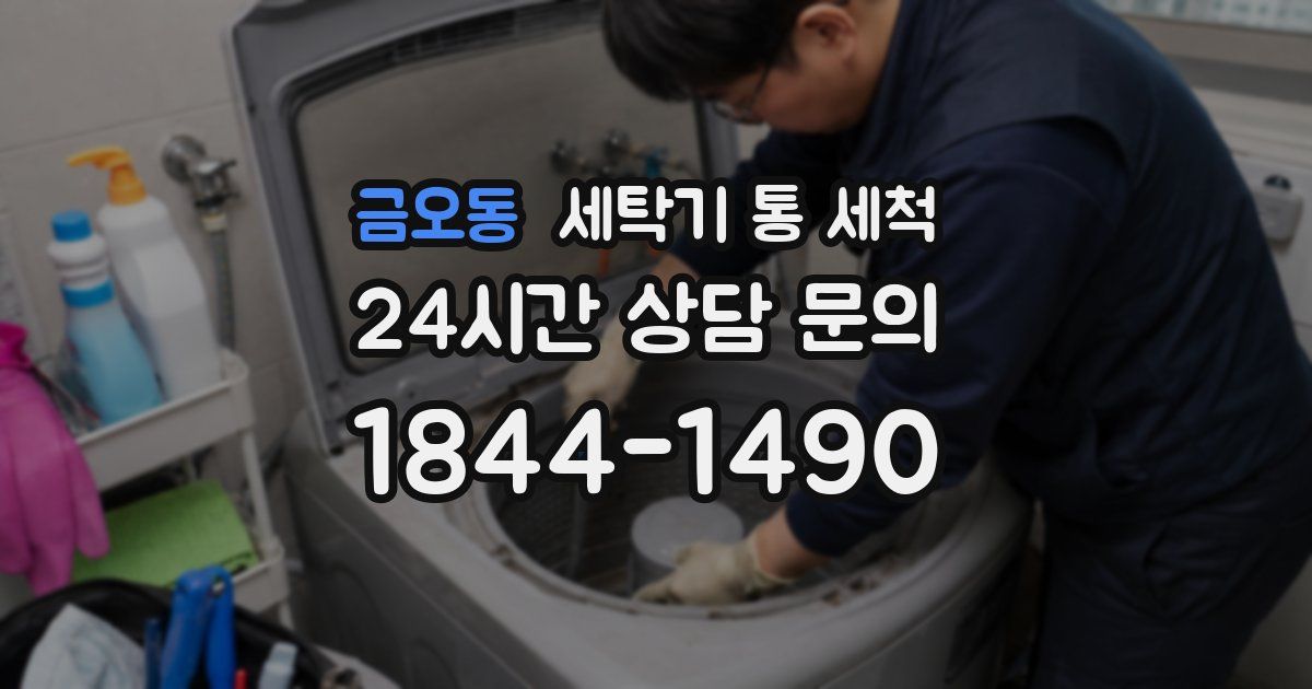 금오동 세탁기 통 세척