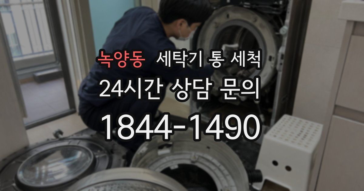 녹양동 세탁기 통 세척