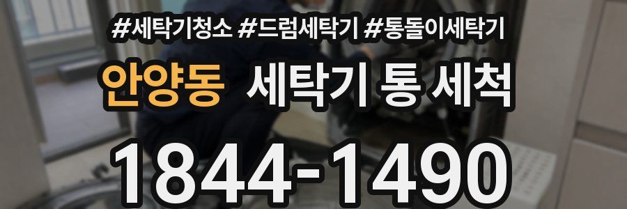 안양동 세탁기 통 세척