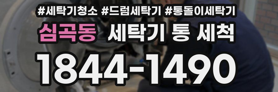 심곡동 세탁기 통 세척