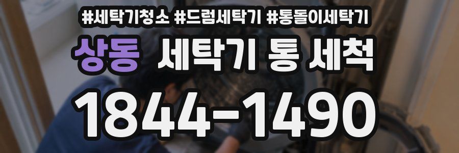 상동 세탁기 통 세척