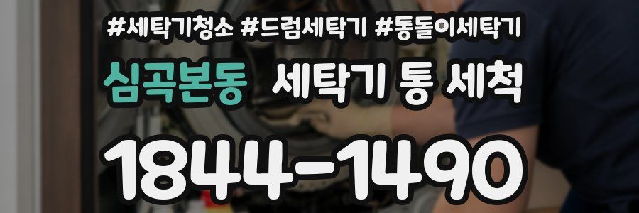 심곡본동 세탁기 통 세척