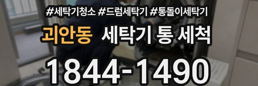 괴안동 세탁기 통 세척