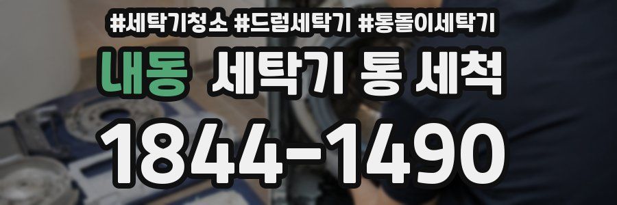 내동 세탁기 통 세척