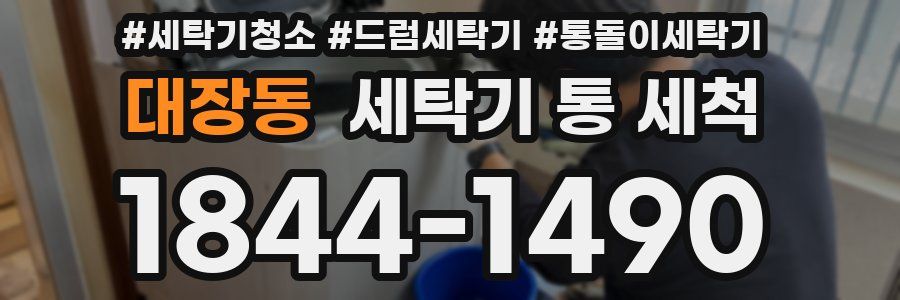 대장동 세탁기 통 세척
