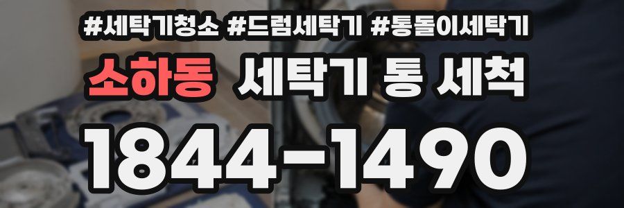 소하동 세탁기 통 세척